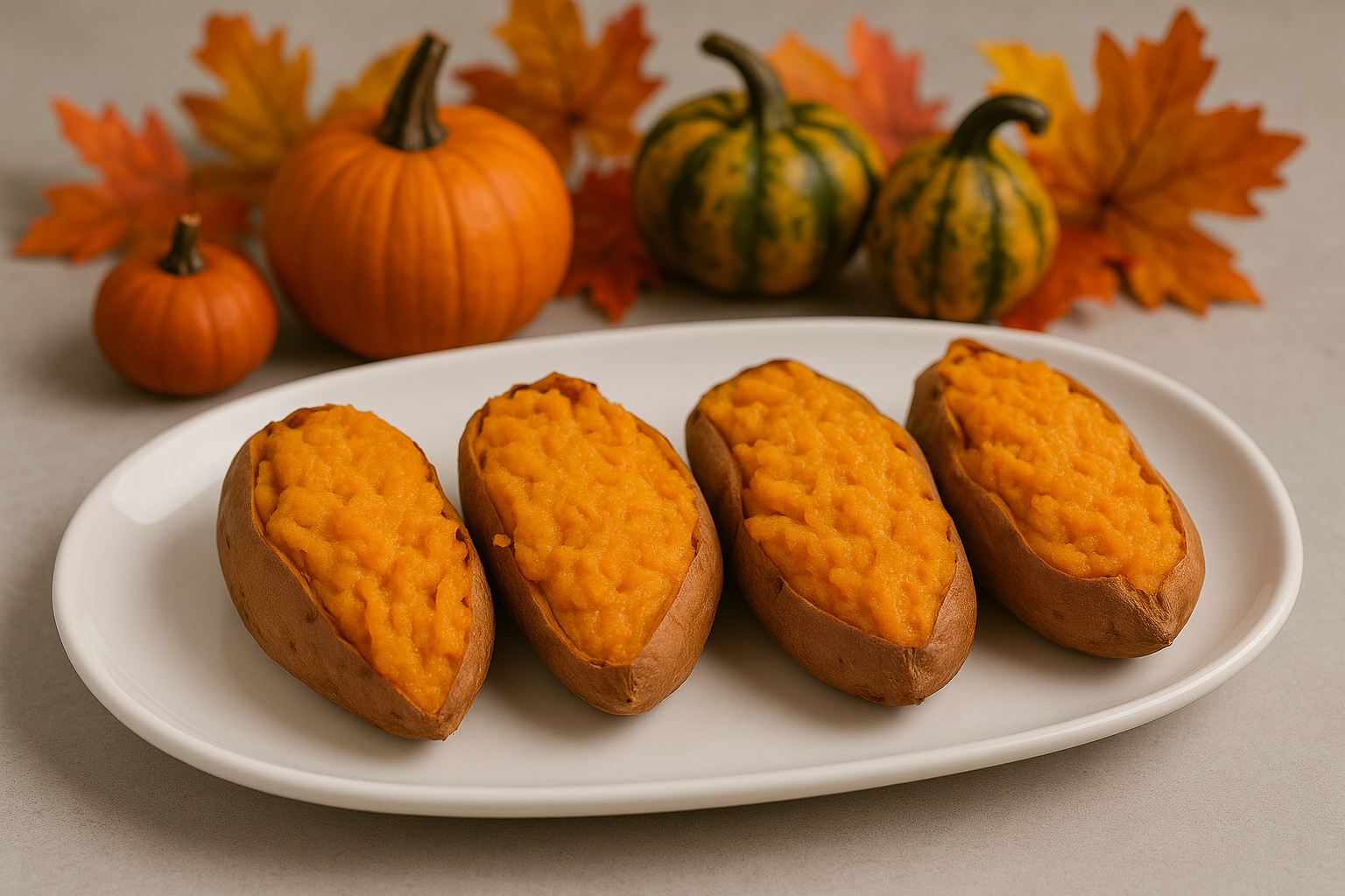 Twice Baked Sweet Potato